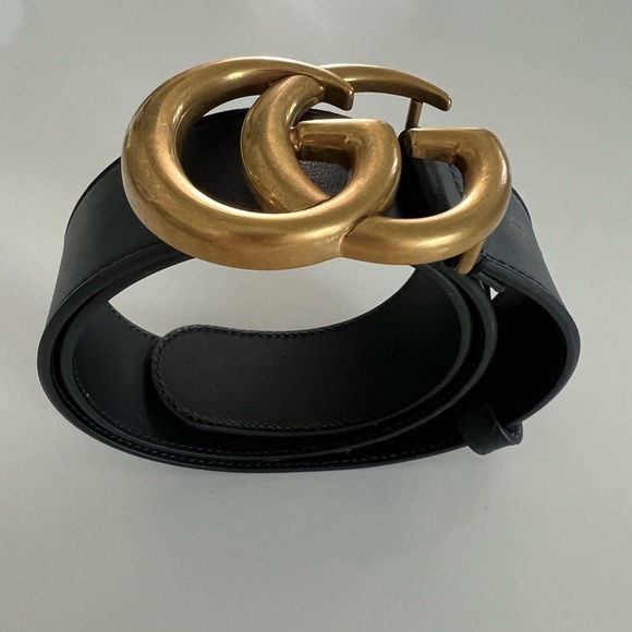 Authentic Gucci GG Marmont Wide Belt - Picture 3 of 8